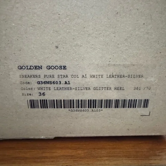 Golden Goose Prue Star White Women’s Sneakers Sz 36 - Picture 12 of 15